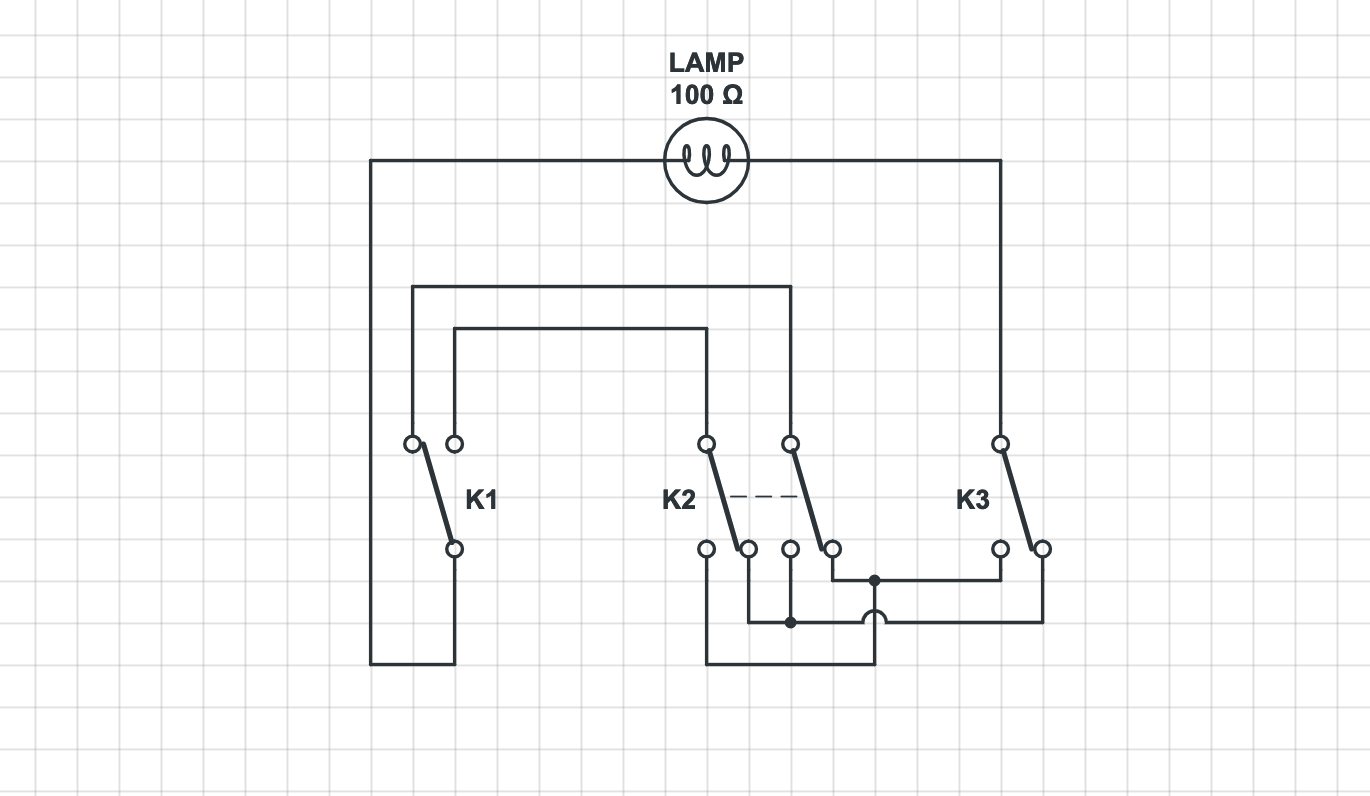 三控开关电路图